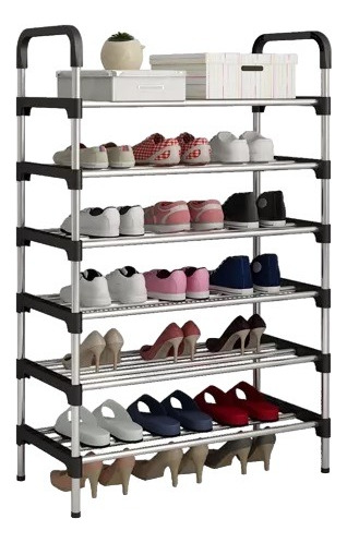 Organizador De Zapatos Apilable De Acero De 6 Capas