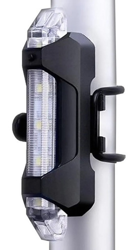 Imagen 2 de 9 de Luz Para Bicicleta Led Recargable Usb Delantera Trasera 15lm