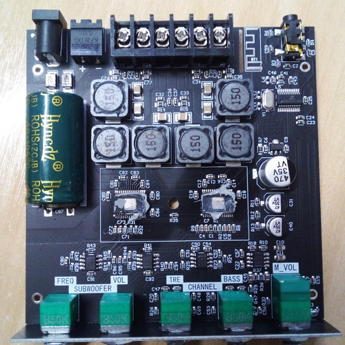 Amplificador 200w 2.1 Bluetooth Zk-tb21 C/fonte 10 Amperes