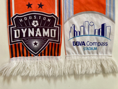 Bufanda Houston Dynamo Mls Fútbol Estadio Bbva Compass 2012