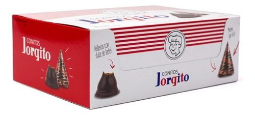 Conitos Dulce De Leche Jorgito Caja Regalo X 12u Chocolate