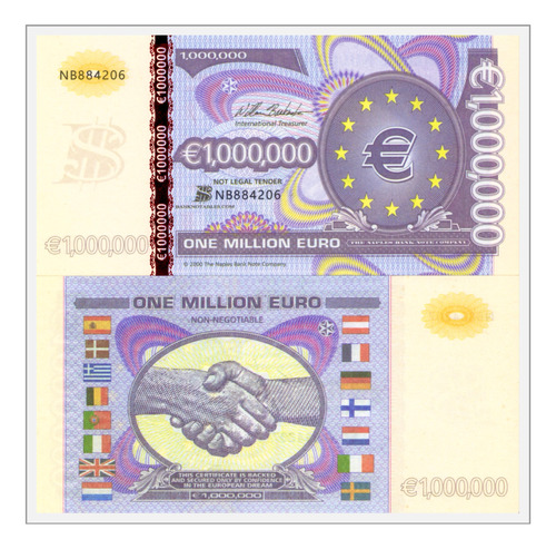 Europa - 1.000.000 Euros - Año 2000