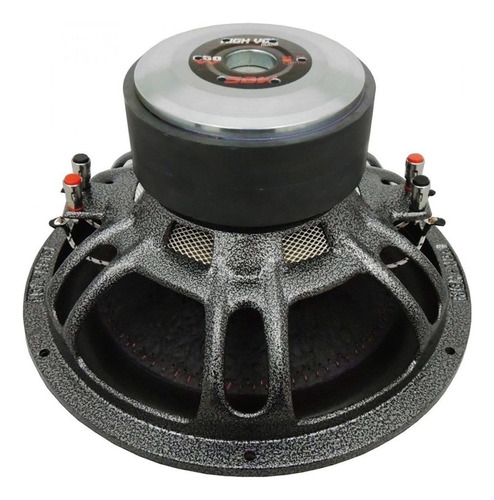 Alto Falante Sub Woofer Tormento 15 Pol 650wrms Bobina Dupla Cor Preto