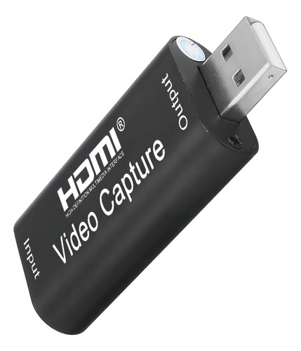 Capturadora De Video Full Hd Entrada Hdmi Usb 4 K 1080 P