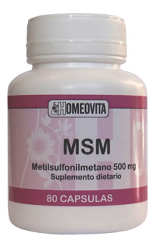 Msm (metilsulfonilmetano) Cápsulas