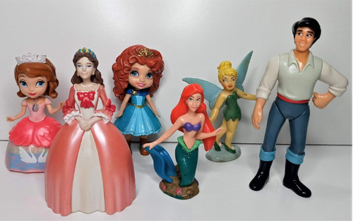 Lote Muñecos Figuras Princesas Disney