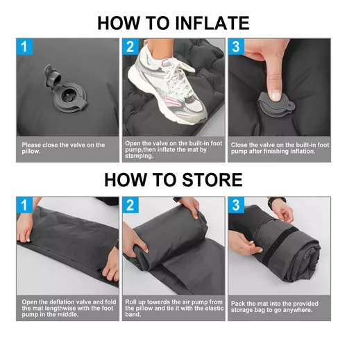 Almohada Para Dormir Inflable Con Colchón Tipo Almohada