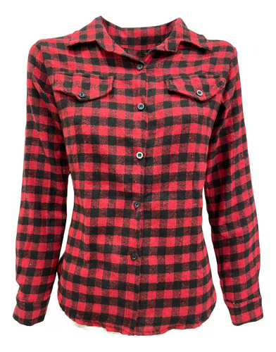 Camisa Xadrez Flanelada Do P Ao G3 Plus Size Manga Longa