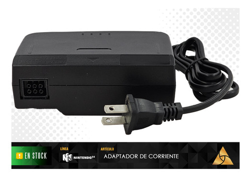 [ Fuente De Poder Para Nintendo 64 ] Adaptador Ac N64 Tracia