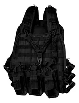 Comprar Chaleco Policial Táctico Portaplaca Con Porta Fusil Militar