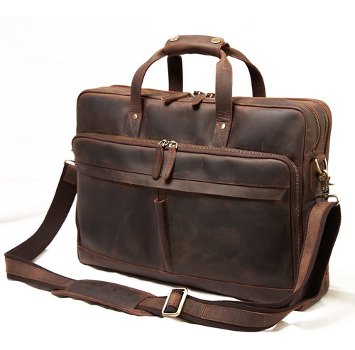 Leather 17 Inch Laptop Bag,laptop Case Briefcase Bag Men