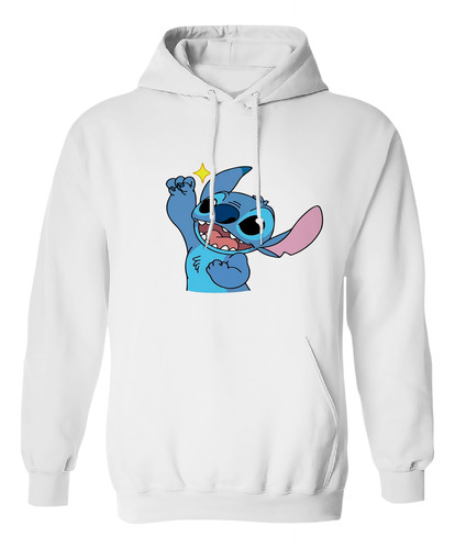 Sudadera Con Gorro Stitch Contento Toca Una Estrella