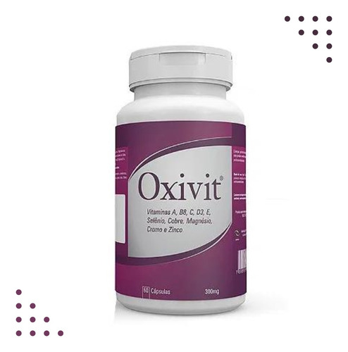 Oxivit Vitamina A B8 C D3 Selenio Cobre Cromo Zinco Magnesio