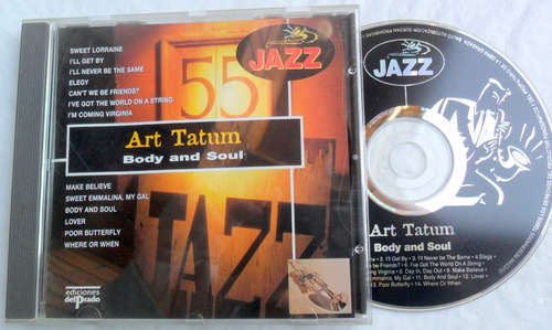 Art Tatum - Body And Soul * El Gran Jazz * Cd Ex