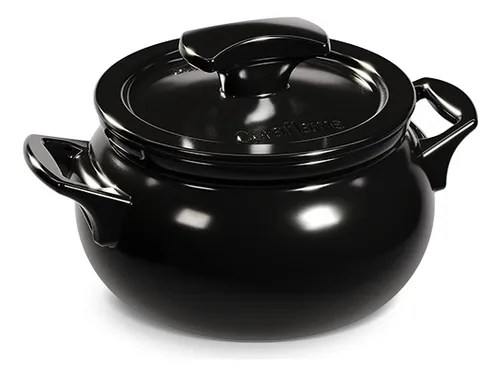 Panela De Cerâmica New Premiere+ Baixa 14cm 1250ml Preto