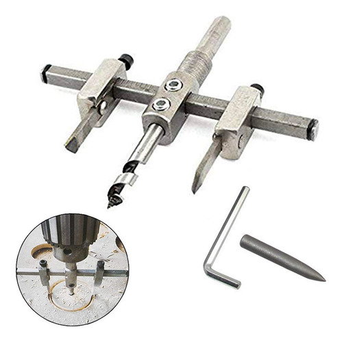 Comok Broca De Sierra Circular Ajustable De Metal De Pulgada