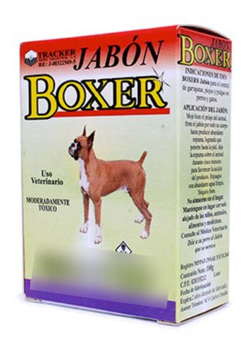 Jabón Antipulgas Y Garrapatas Boxer X 100 Grs