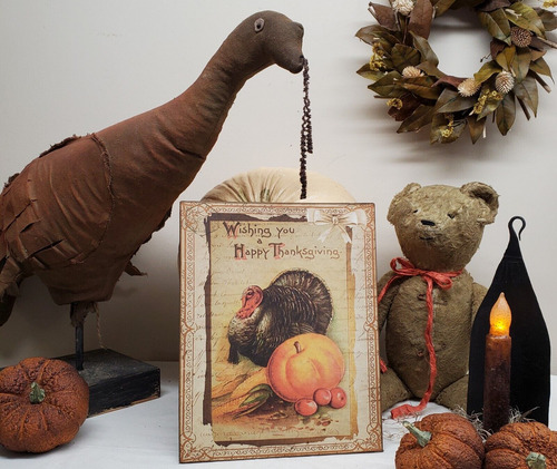 Primitive Victorian Vintage Style Wishing You A Happy Th Bbc