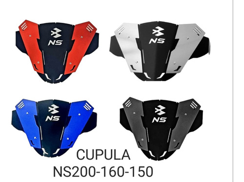 Cupula Ns 200 -160-150 Lujos Moto Ns 200-160-150 Accesorios