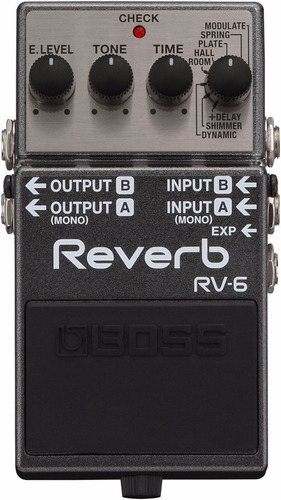 Pedal Boss Rv-6 Rv6 Reverb Para Guitarra Nuevo Garantía