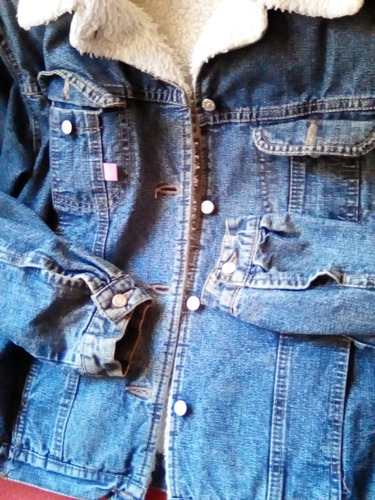 Campera De Jean Con Corderito