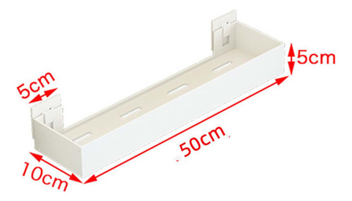 Organizador De Pared Para Baño, Organizador 50cmx10cmx5cm