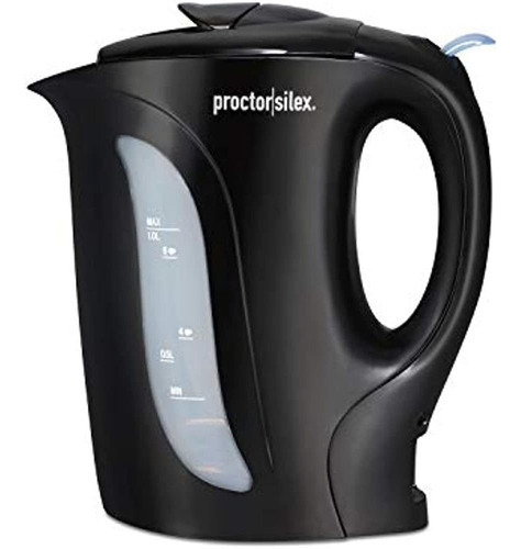 Hervidor De Agua Cafetera Proctor Silex Negro 