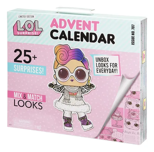 Calendario De Adviento Lol Surprise, Para Ninos, 25 Piezas