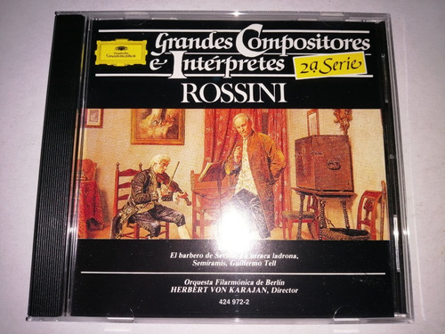Grandes Compositores Interprete Rossini Cd Aleman 1991 Mdisk