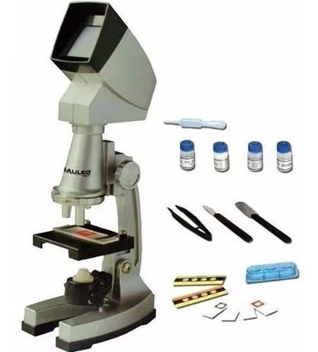 Microscopio Proyector Galileo Italy Tmpz 1200x Con Muestras
