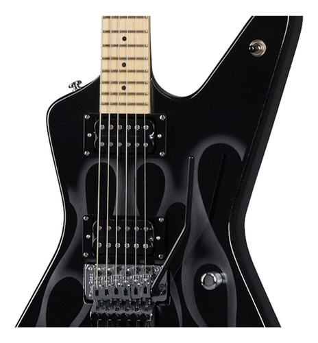 Guitarra Kramer Voyager Tracii Guns Gunstar Black Metallic Orientação Da Mão Destro