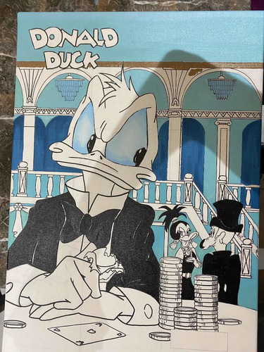 Cuadro Decorativo Walp Disneps Donald Duck