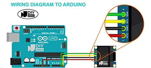 Dispositivos De Pantalla Oled I2c 128x64 128x32 Para Arduino