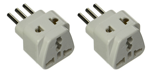 Adaptador De Enchufe Ckitze Ba12-2pk 2 En 1 Para Ee. Uu. A I