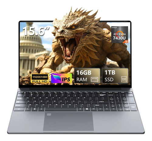 Laptop Funyet 15.6 Portátil Amd Ryzen5 7430 16g+1t Win11 Pro