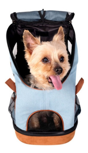 Imagen 4 de 10 de Mochila Bolso Cocooning Fun Lightweight Backpack Denim Perro