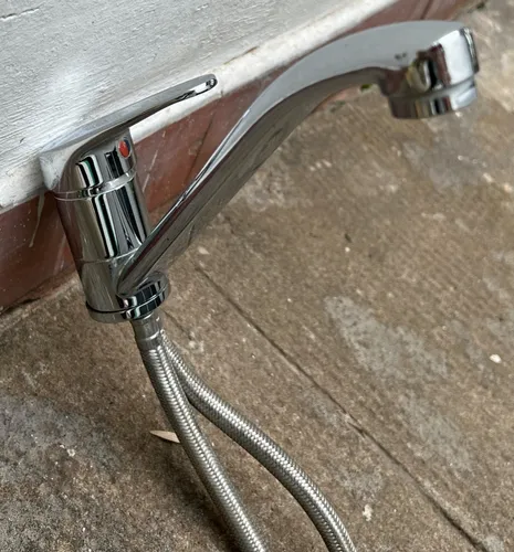 Monocomando Fv Griferia Cocina Canilla Mesada Lavadero Cromo