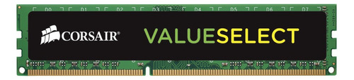 Memória RAM Value Select color verde  4GB 1 Corsair CMV4GX3M1A1600C11