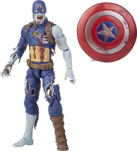 Imagen 1 de 2 de Zombie Captain America Marvel Legends
