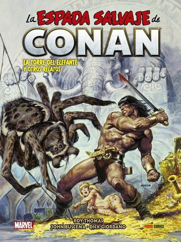 Bib Conan V108 La Torre Del Elefante Y, De Buscema, John. Editorial Panini Comics, Tapa Dura En Español