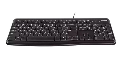 Kit De Teclado Y Mouse Logitech MK120 Color Negro