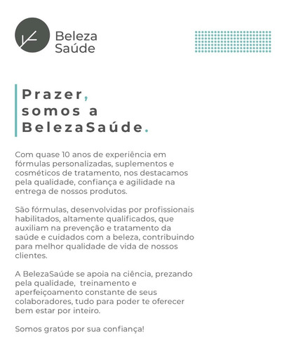 Magnésio Quelato + 5 Htp + Fólico + Associações : 90 Caps