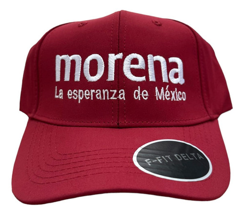 Gorra Morena La Esperanza De Mexico F-fit Delta Cerrada