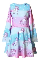 Comprar Vestidos De Manga Larga Para Niñas, Trajes De Unicornio, Rop