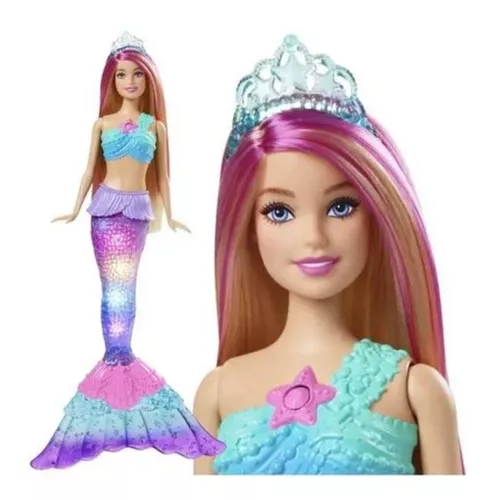 Boneca Barbie Dreamtopia Sereia Luzes E Brilhos Mattel - HDJ36