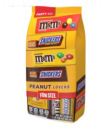 Chocolates Snickers Y M&m Fun Zice Con Maní 642g