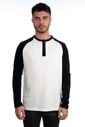 Remera manga larga con botones sale