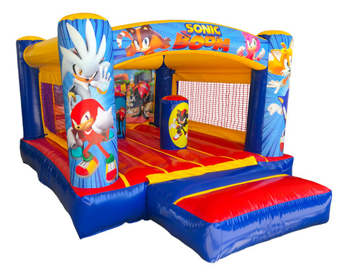 Bonito Inflable Brincolin Economico Cubo Sonic De Moda