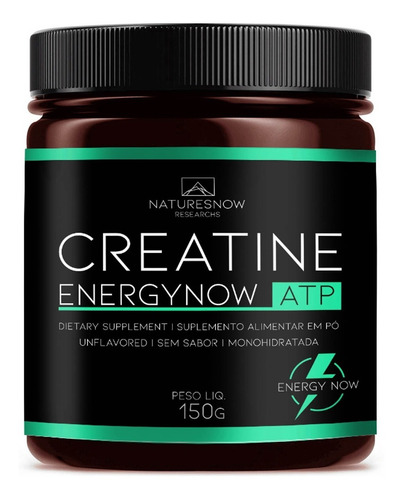 Creatina Monohidratada Atp Energy Now 150g - Natures Now Sabor Sem sabor