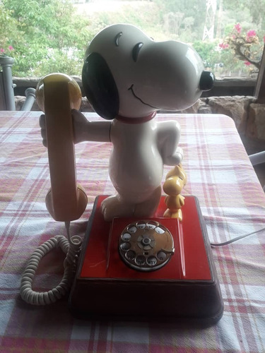 Teléfono Vintage Snoopy. Funciona Perfectamente.